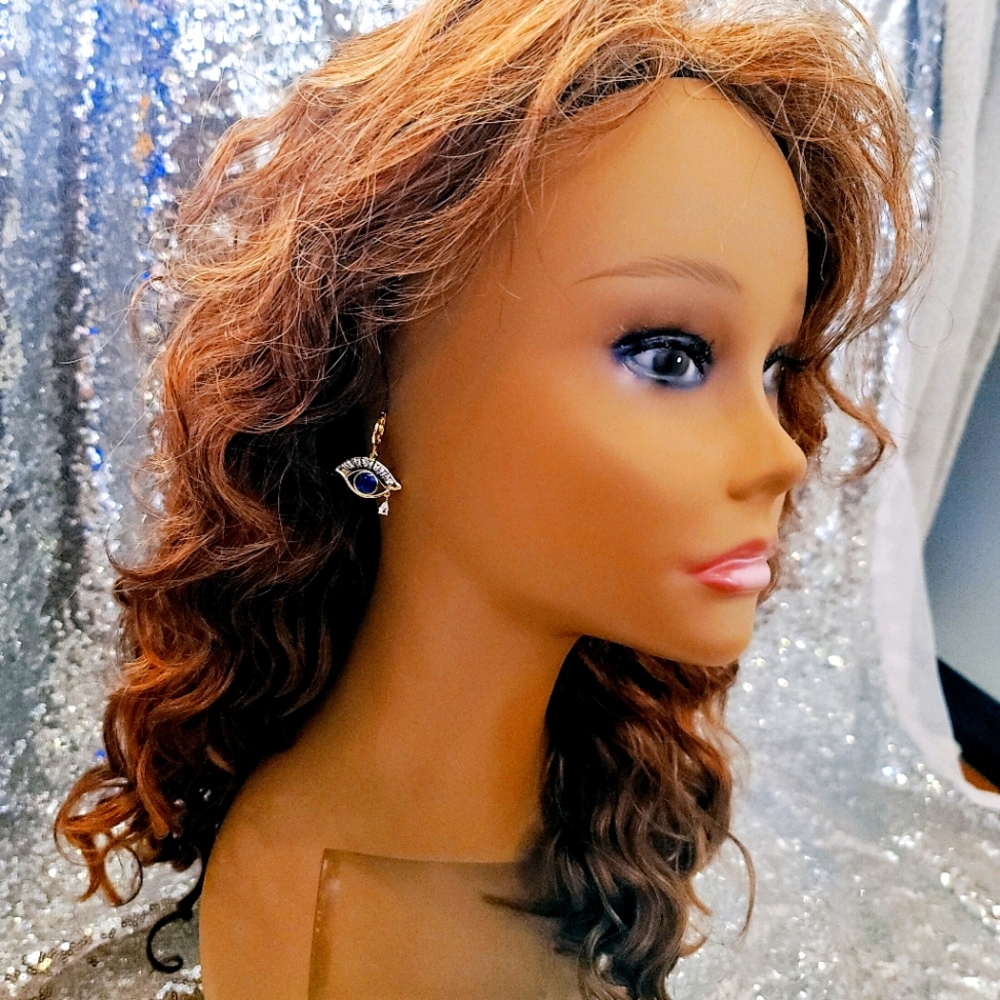 Mothers Day Evil Eye lashes Earings